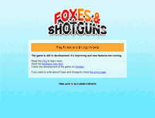 Tablet Screenshot of foxesandshotguns.com